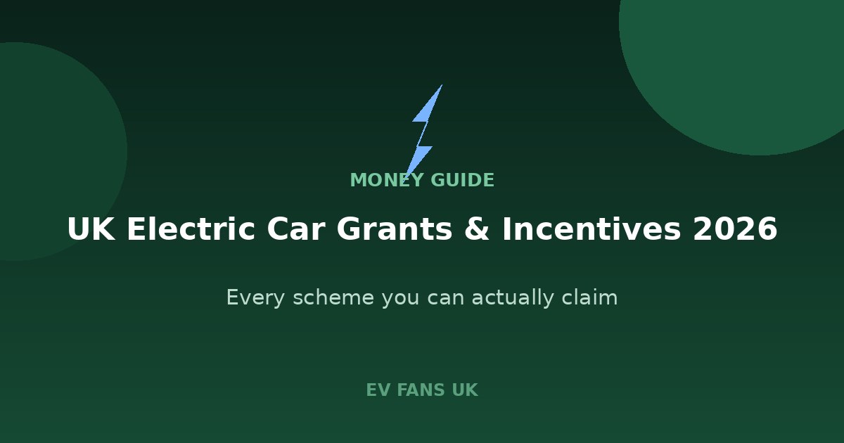 UK Electric Car Grants & Incentives 2026: What You Can Actually Claim