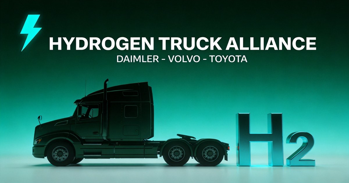 Germany's Hydrogen Truck Alliance: Daimler, Volvo, Toyota Team Up on H2 Ecosystem — What It Means for the UK