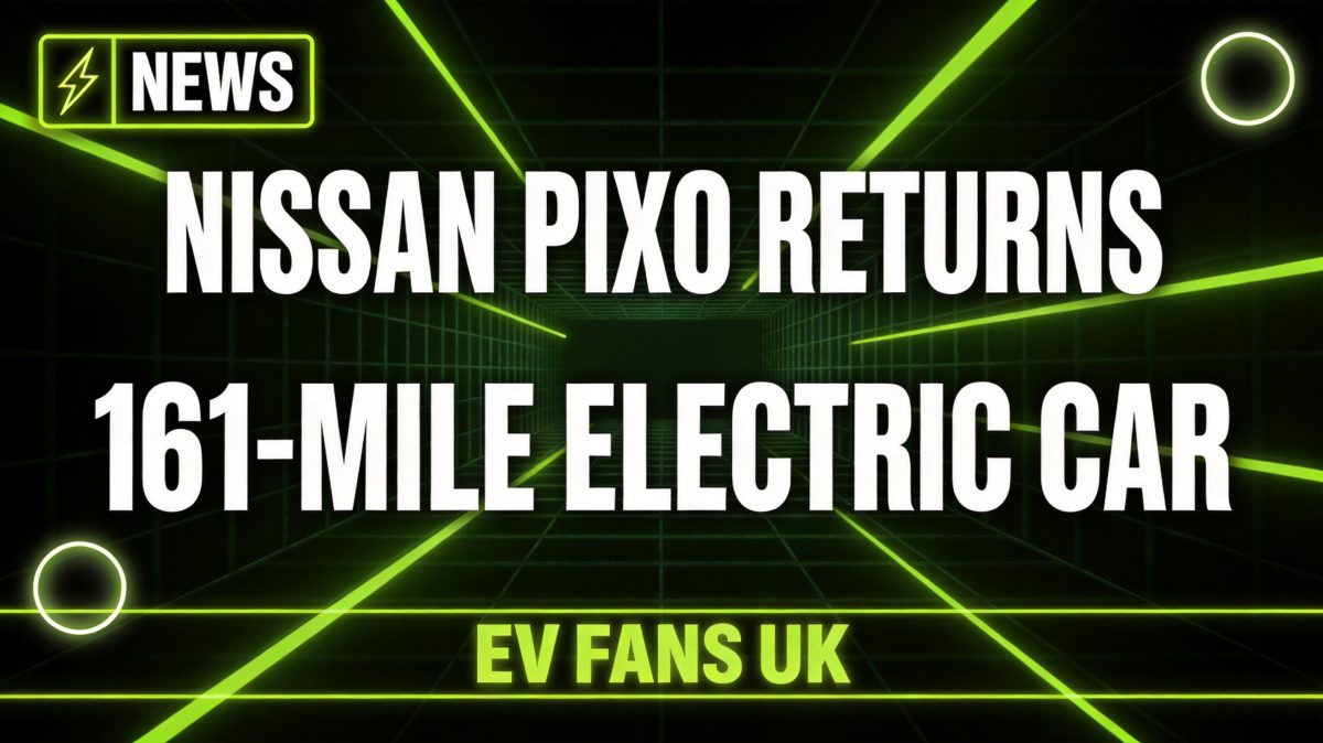 Nissan Pixo Returns for 2027: A 161-Mile Electric City Car for Around £18,000