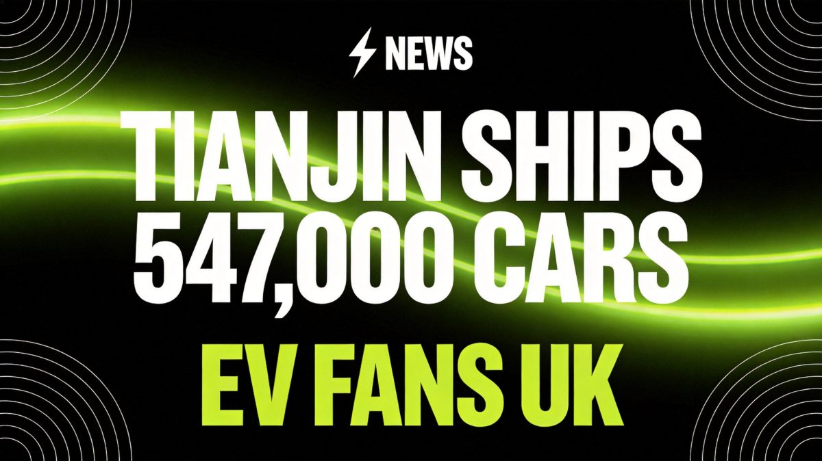 Tianjin Port Ships 547,000 Cars in Eight Months as China’s Export Mix Shifts Upmarket